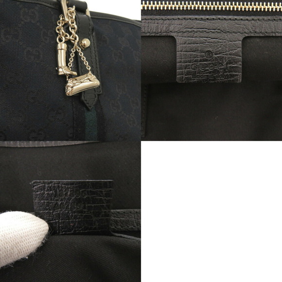 GUCCI Black Canvas Tote Bag - Picture 10 of 10